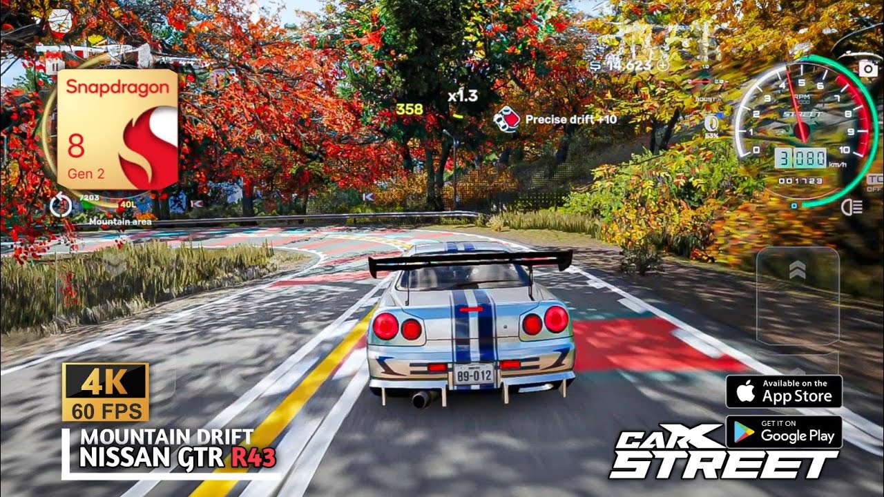 Carx Street mobile 4k max graphics | snapdragon 8 gen 2 | iQOO Neo 9 pro gameplay performance
