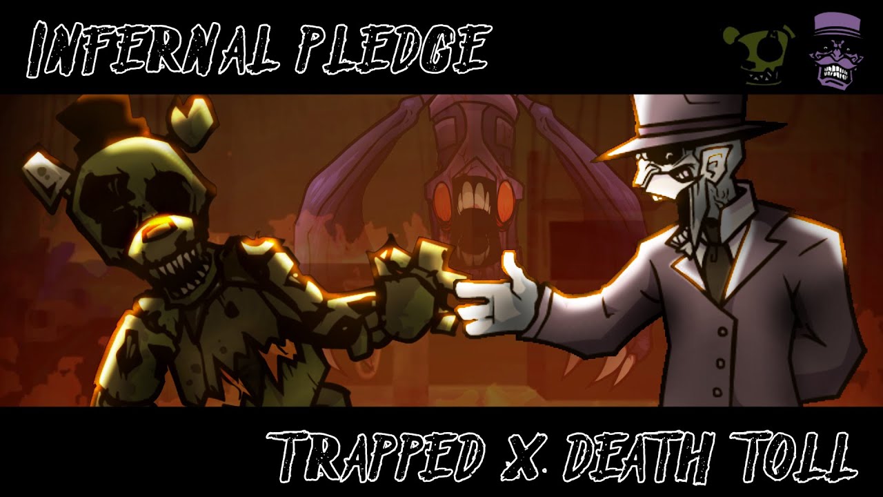 FNF Mashup: INFERNAL PLEDGE | Death Toll X Trapped [Beelzebub VS Salvage]