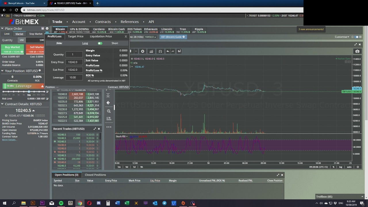 How dose Bitmex work ?!? Intro to Leverage trading.