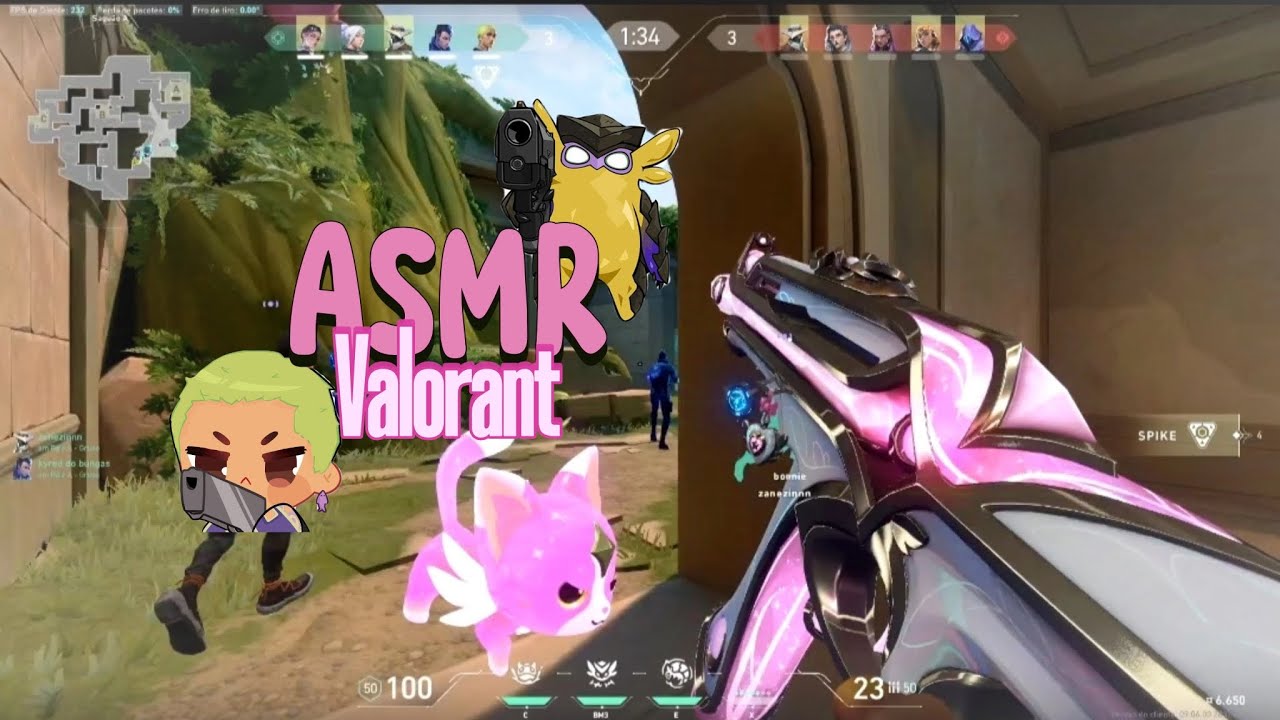 ASMR - Playing Ranked Valorant on Lotus! (Mouth Sounds, Whispers, Tapping...)