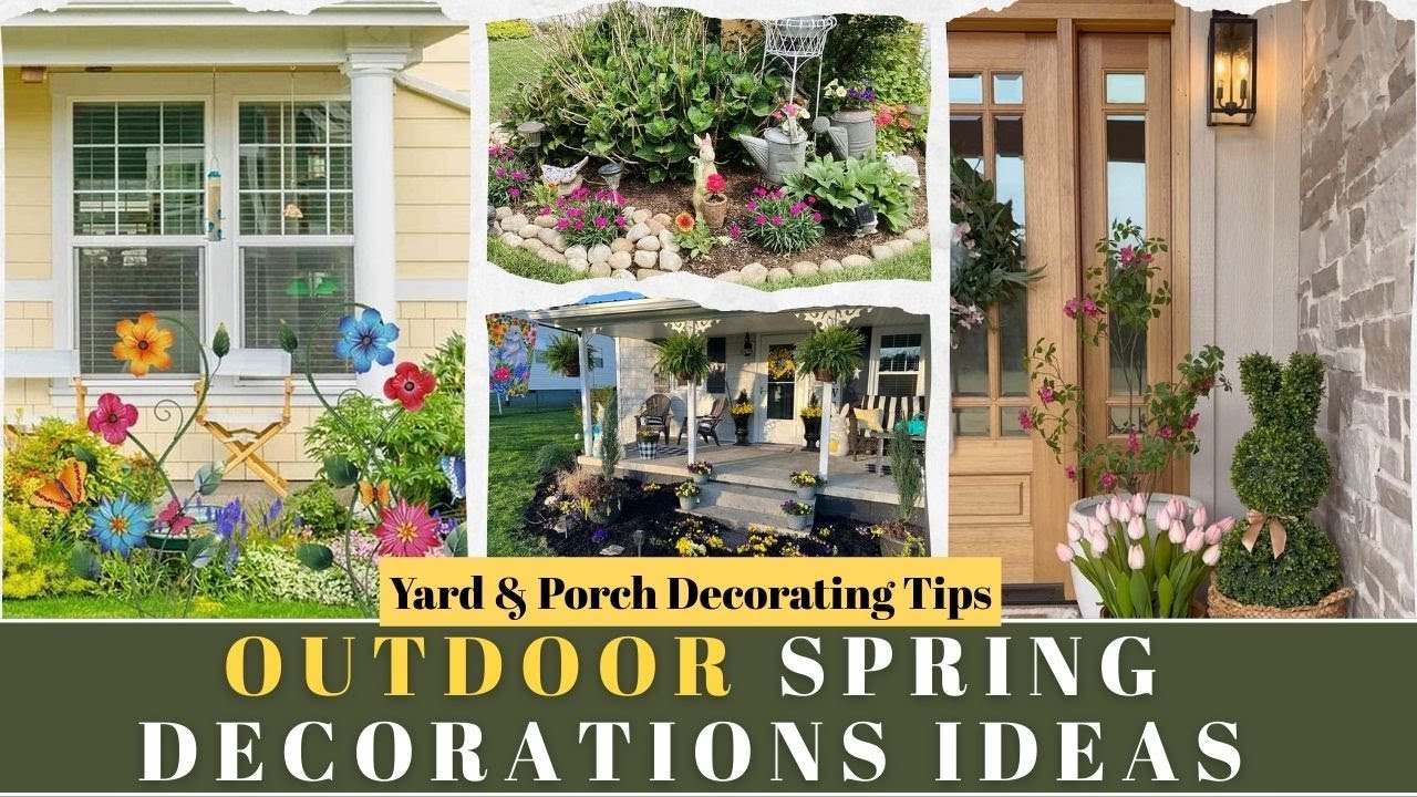 101+ Stunning Outdoor Spring Decorations Ideas 2026 | Fresh & Beautiful Spring Porch Decor
