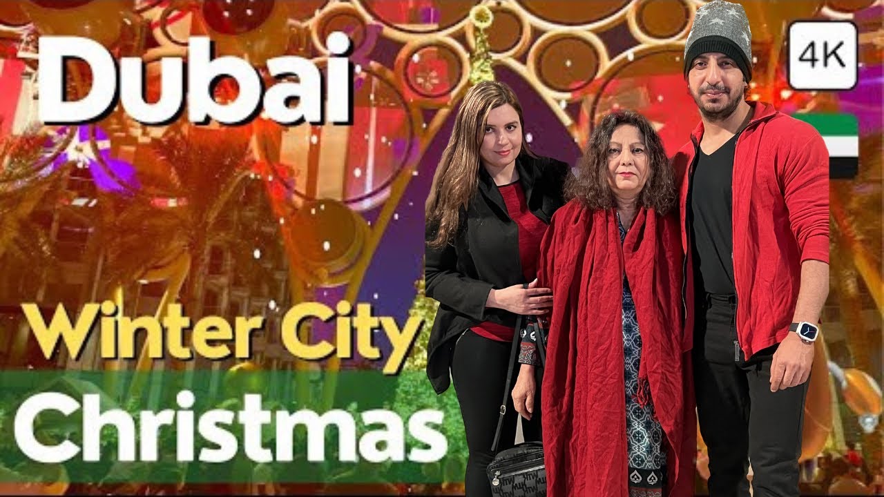 Dubai 🇦🇪 The Best Christmas Market In Dubai|@theExpoCityDubai  Walking Tour |Dec 2023#dubai