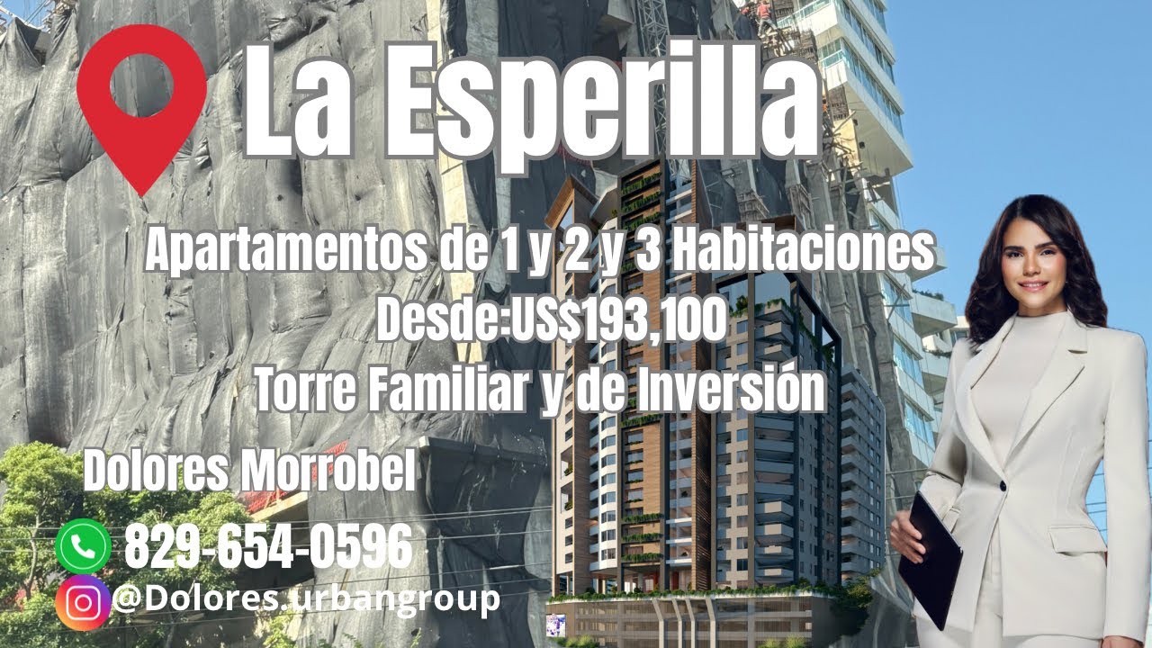 Santo Domingo 📍 La Esperilla apartamentos de 1,2 y 3 habitaciones. 