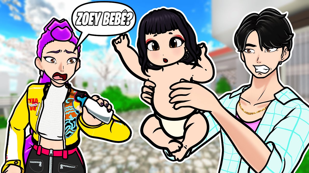 Jinu e Rumi CUIDARAM da ZOEY BEBÊ no KPOP DEMON HUNTERS VR