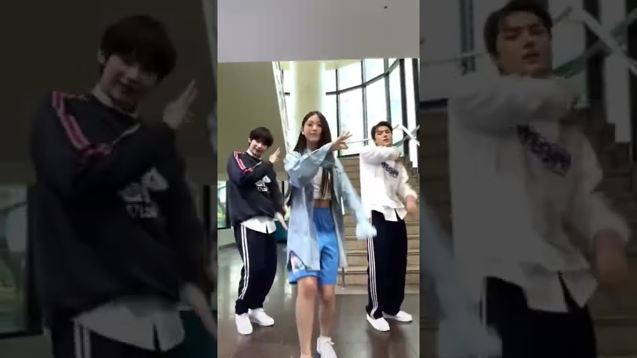 enhypen &lsquo;PARADOXX INVASION&rsquo; TikTok challenge with NEWJEANS&rsquo;S Haerin!! #kpop #shorts