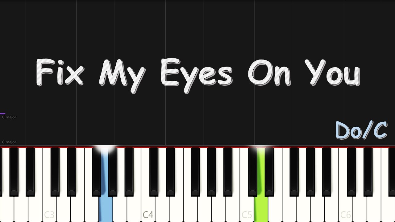 ADA EHI - Fix My Eyes On You ft SINACH | EASY PIANO TUTORIAL BY Extreme Midi