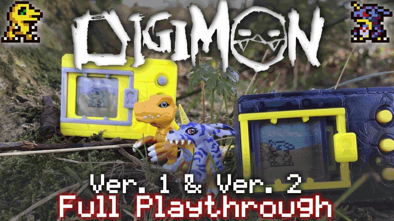 DDdiaries: Original Digimon V-Pet (Version 1 & Version 2 FULL PLAYTHROUGH)