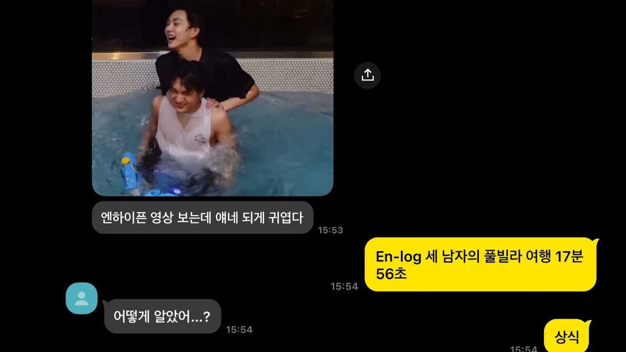 【엔하이픈】 야옹즈 어부바 모음