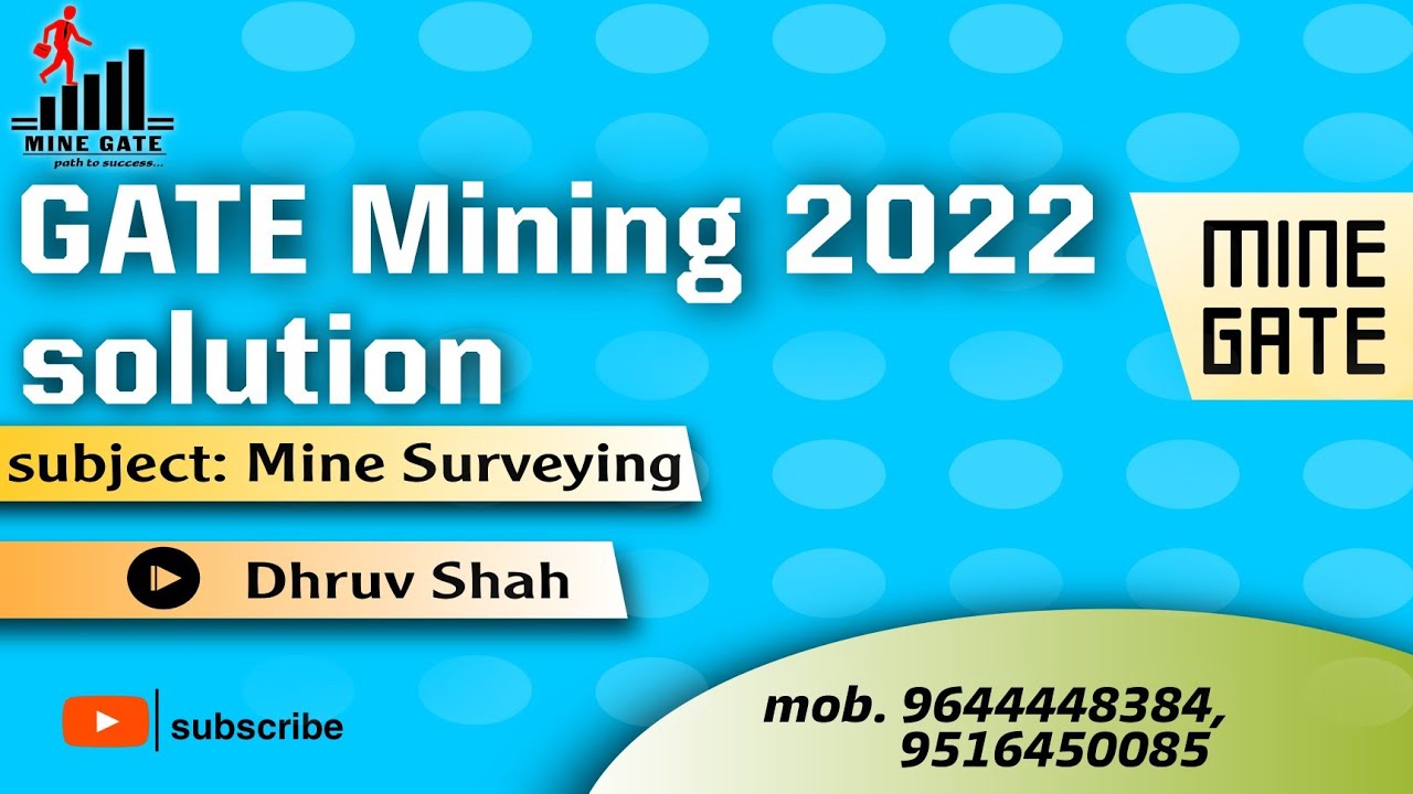 GATE MINING Surveying solution GATE (MN) 2022