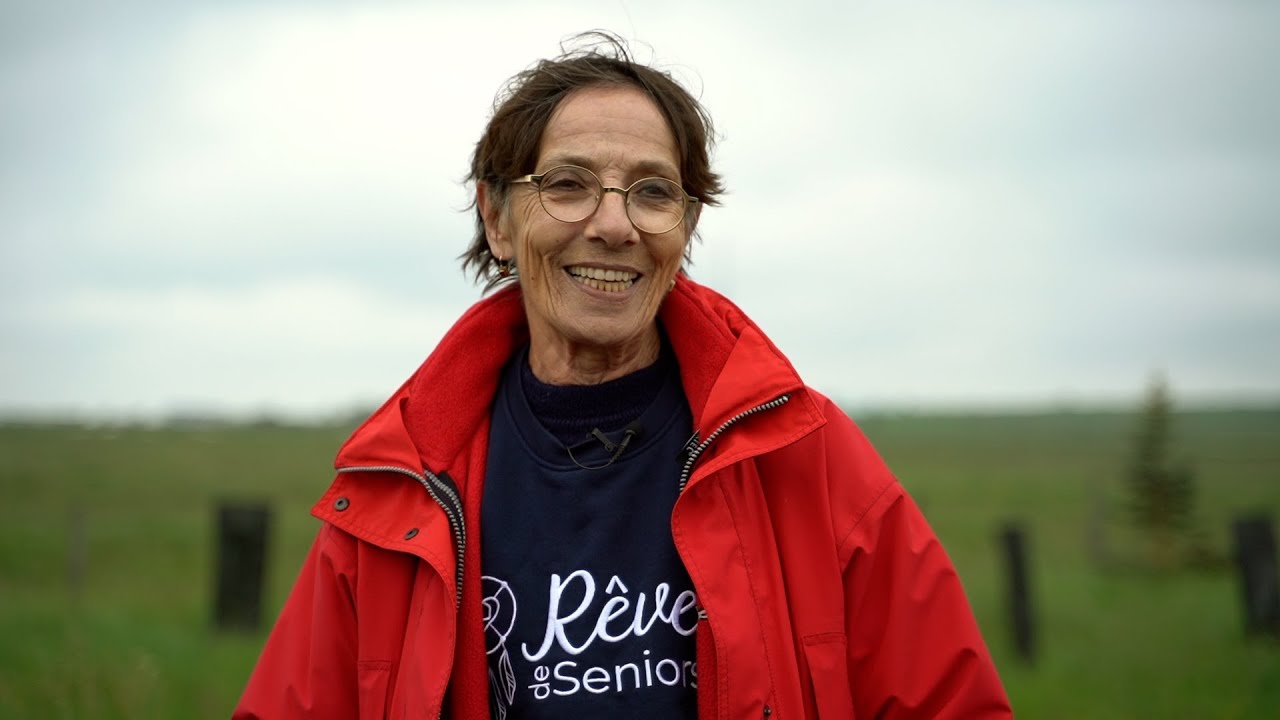 Danièle vole avec les oies de Christian Moullec l Rêves de Seniors