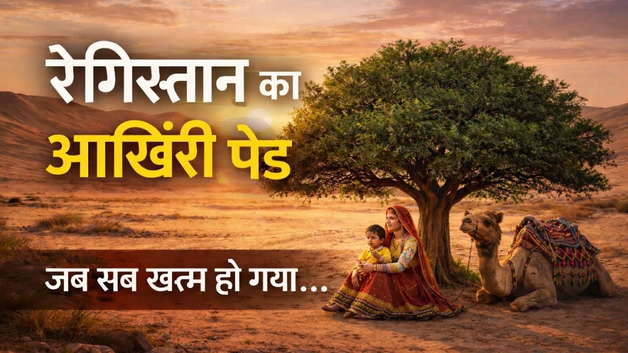 रेगिस्तान का आख़िरी पेड़ | Hindi Motivational Story | Inspirational Life Changing Story