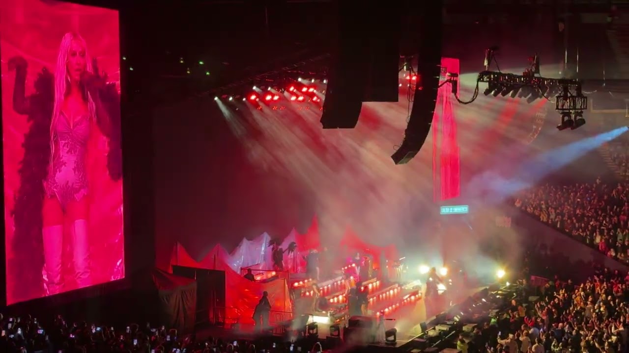 Christina Aguilera “Burlesque - Lady Marmalade” En vivo Palacio de los deportes CDMX 17-03-2026