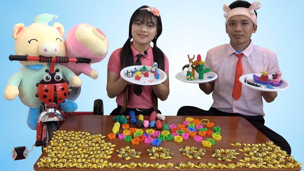 Lớp Học Vui Nhộn – Tiết Học Đất Nặn ❤ BIBI TV ❤