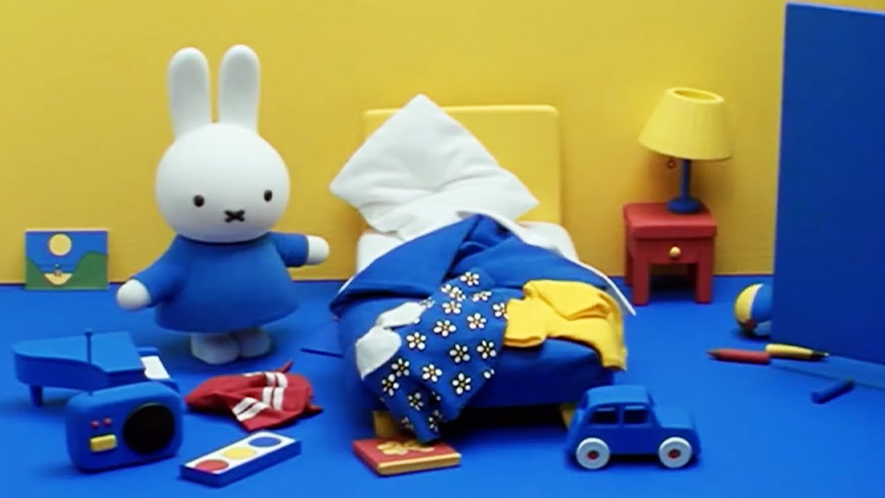 nijntje's rommelige slaapkamer | nijntje en vriendjes | tekenfilmseries voor kinderen