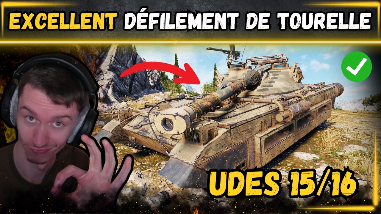 🎬 EXCELLENT turret scrolling ▶️ Gameplay in UDES 15/16 ⚔️ [WOT-FR]