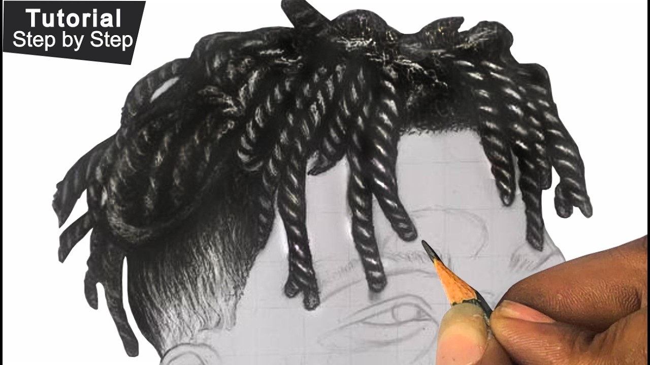 EASY STEPS TO DRAW RASTER HAIR  #logooarts