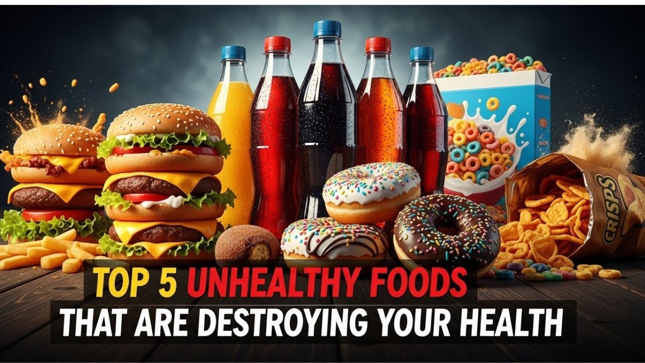 top 5 unhealthy foods that are destroying your health