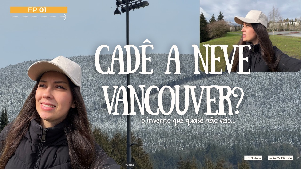 Vancouver viveu um inverno diferente ❄️