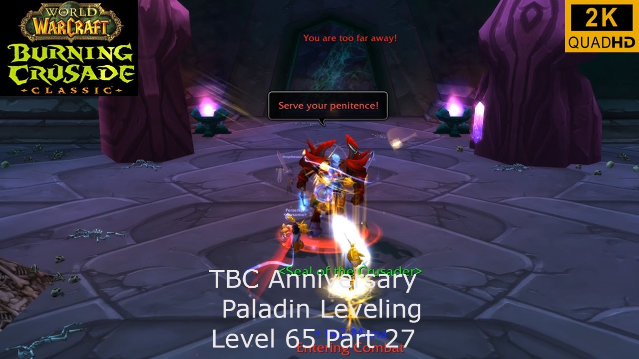 WoW TBC Anniversary | Paladin Leveling | Level 65 Part 27 | Retri Paladin PoV | No Commentary 2K