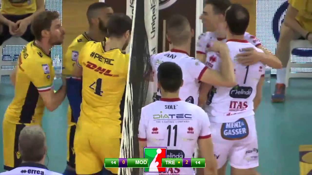 Superlega A1: Highlights DHL Modena - Diatec Trentino 1-3