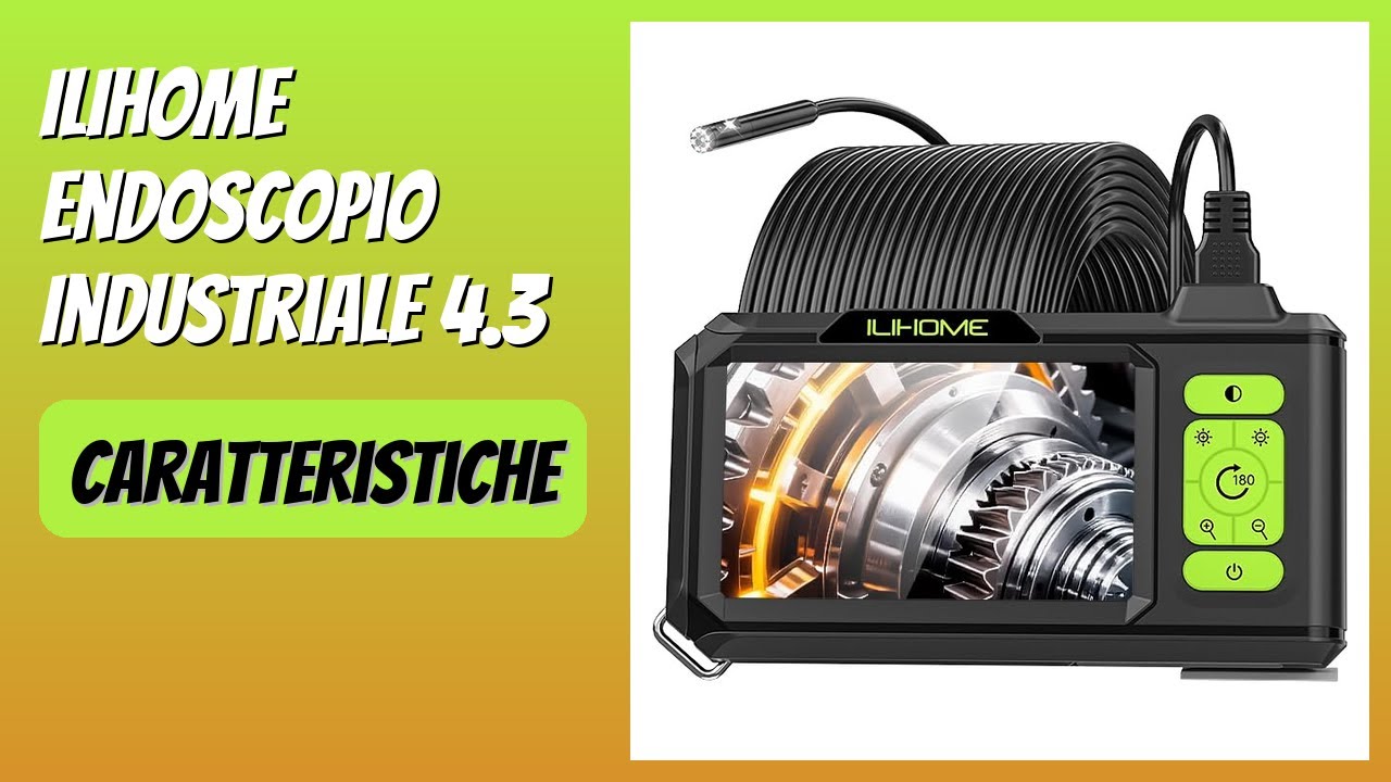RECENSIONE (2026) : ILIHOME Endoscopio Industriale 4.3. DETTAGLI
