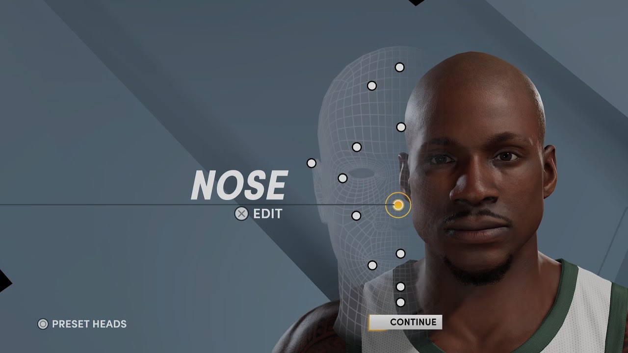 Ray Allen face creation NBA 2k