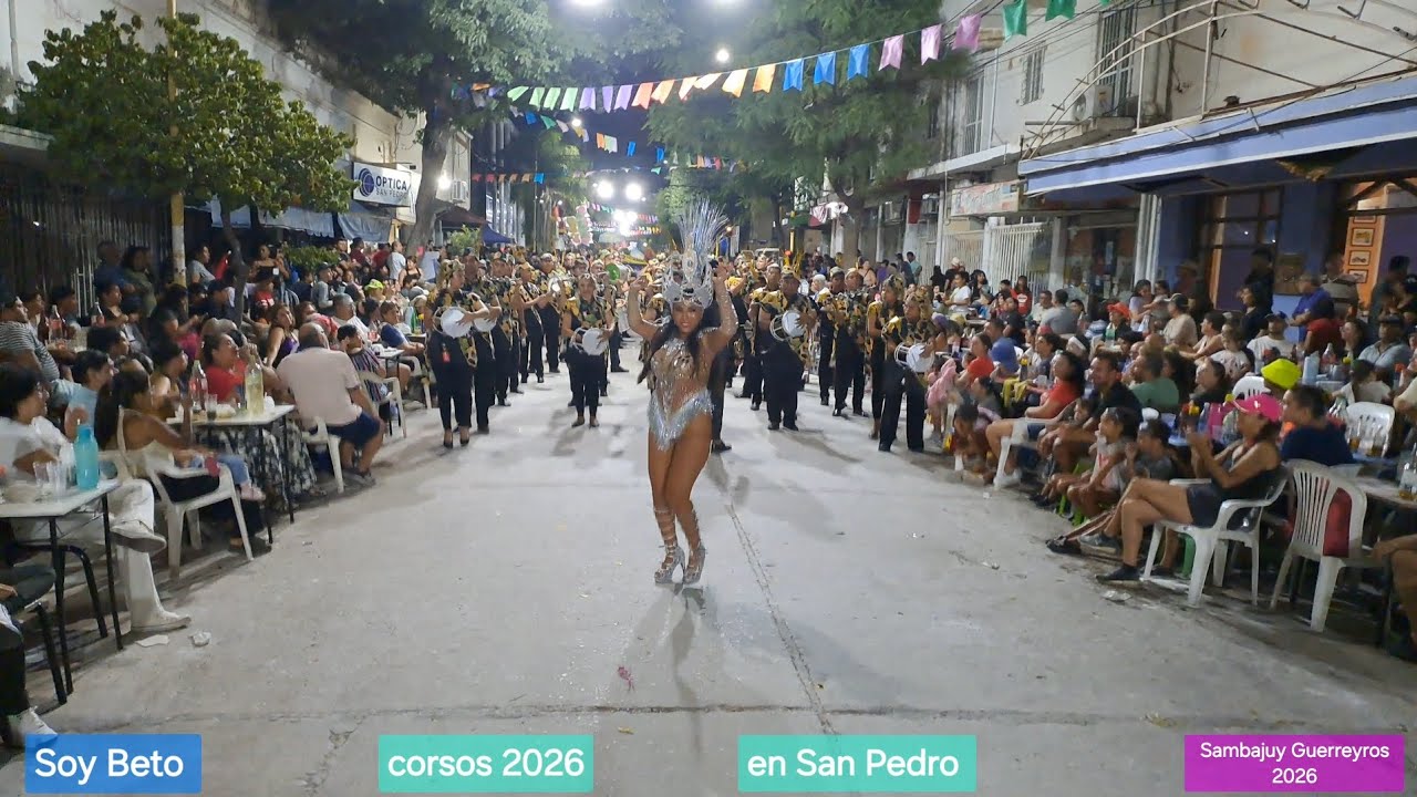 Comparsa Artística Sambajuy Guerreyros 2026!! Noche 5 de corsos en san pedro.