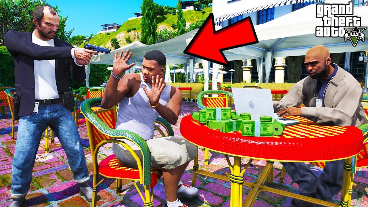 How Franklin Met Trevor For The First Time In GTA 5 | SHINCHAN and CHOP
