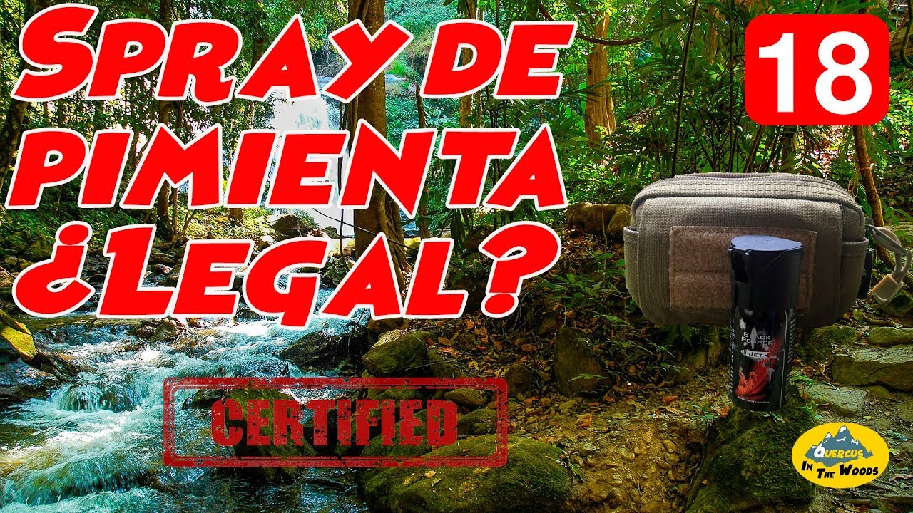 Spray de pimienta - ¿Legal?