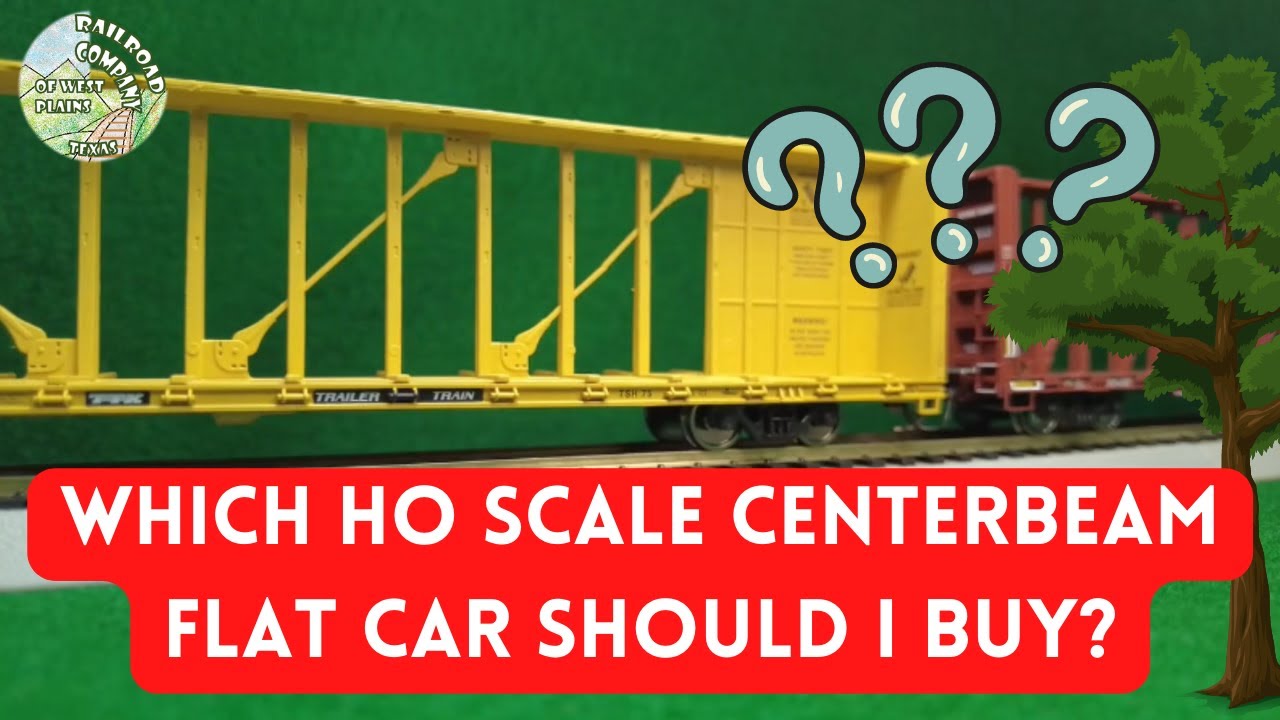 HO Scale Center Beam Flat Car Comparison
