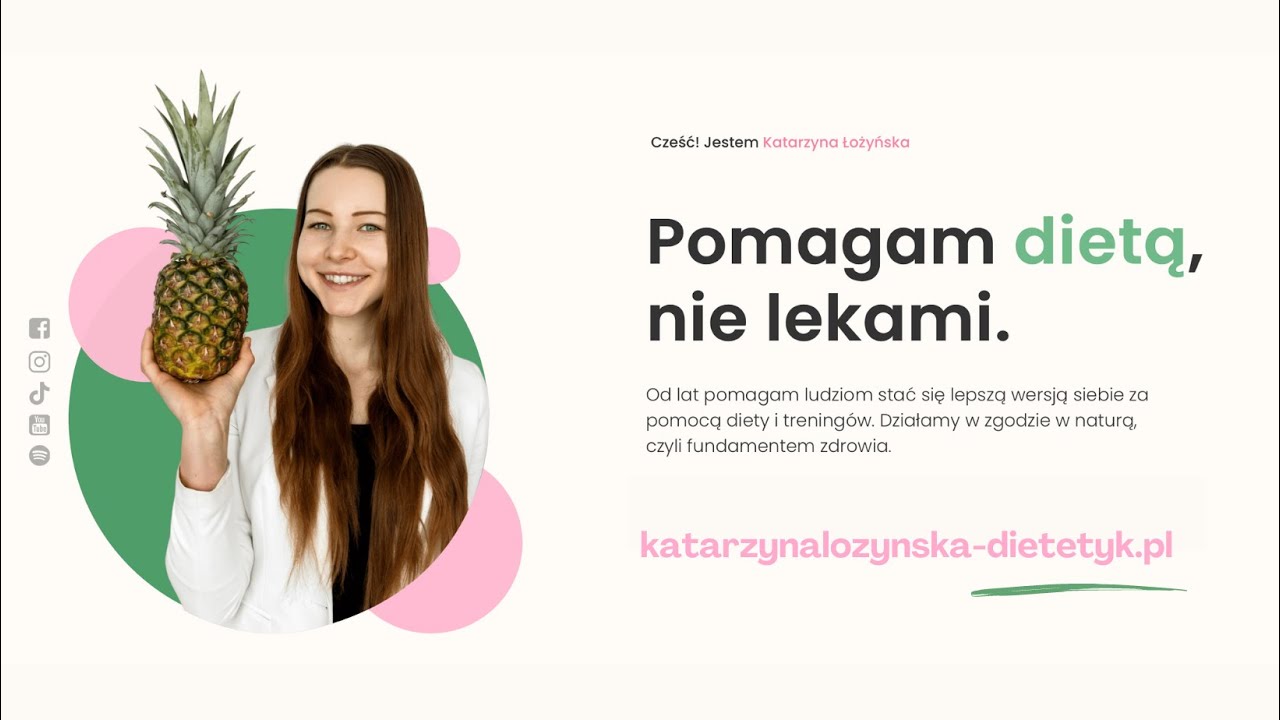 #22 Katarzyna Łożyńska, dietetyk i trener - dietoterapia w trądziku r&oacute;żowatym (rosacea)