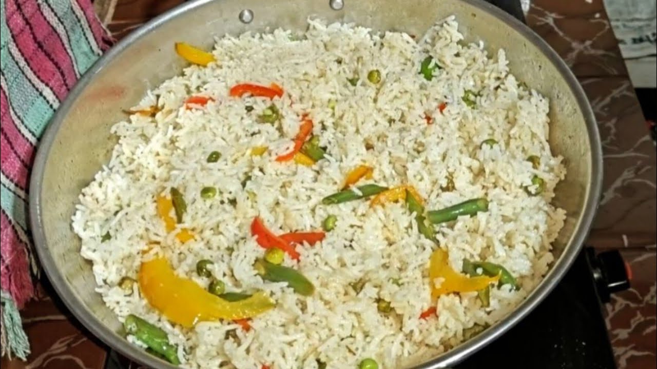 একদম অনুষ্ঠান বাড়ির মতো যেমন ঝরঝরে তেমন সুস্বাদু ফ্রাইড রাইস রেসিপি | Fried Rice Recipe in Bangla