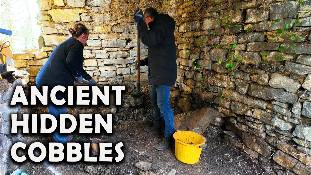 Unearthing The Ancient Cobblestone Floor In Our Stone Barn