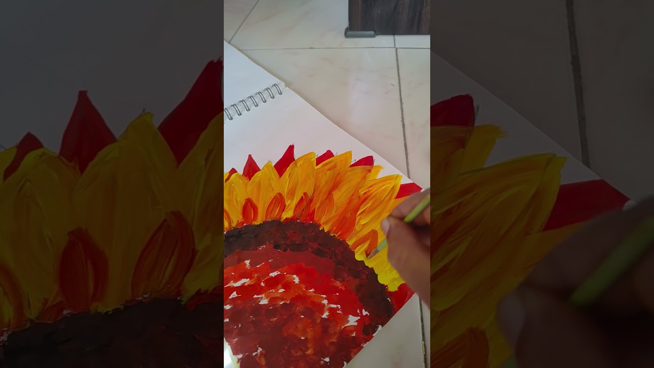 morning  glory @a new creative  painting 