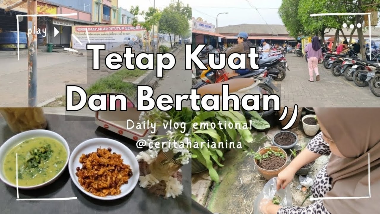 Tetap Beraktivitas Walau Hati Masih Patah‼️Gulai Daun Ubi Tumbuk & Sambel Teri Kacang