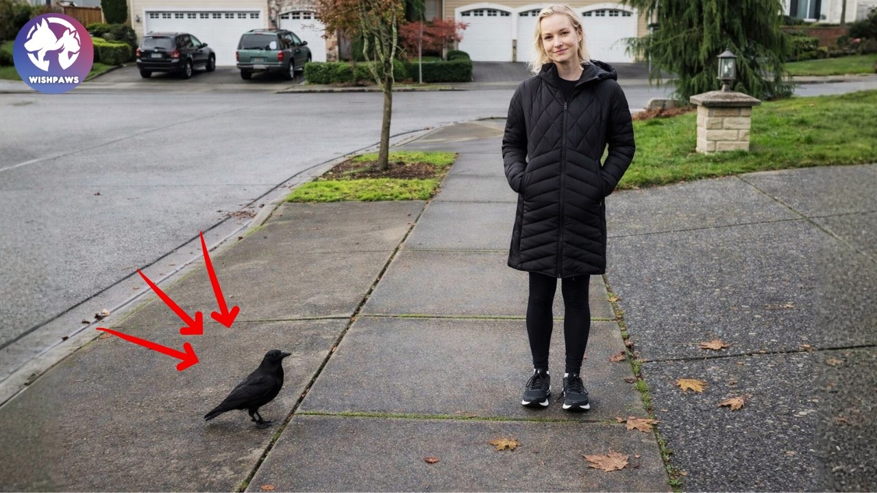 A Wild Crow Heals a Woman’s Heart by Walking With Her Every Day