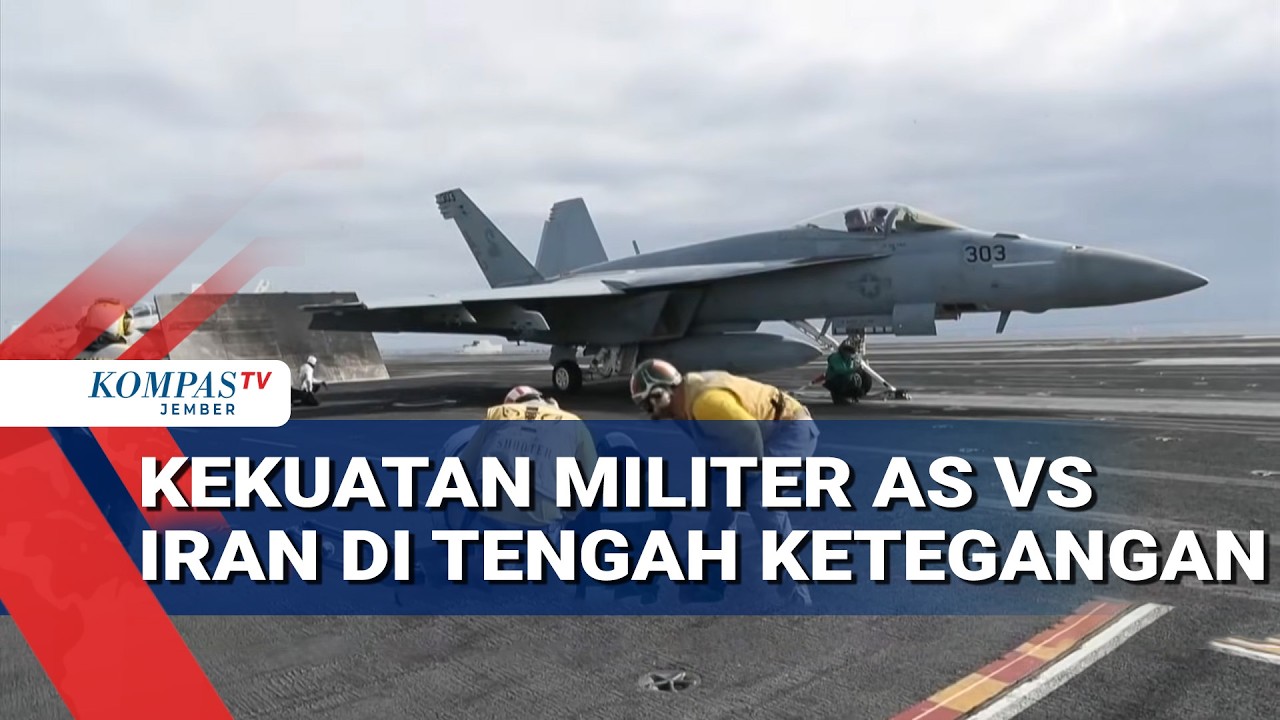 AS Rilis Rekaman Jet Tempur Lepas Landas di Tengah Ketegangan dengan Iran