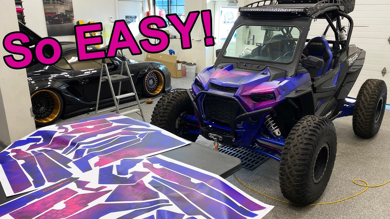 Our FIRST MOD on Our RZR!! 100% Custom