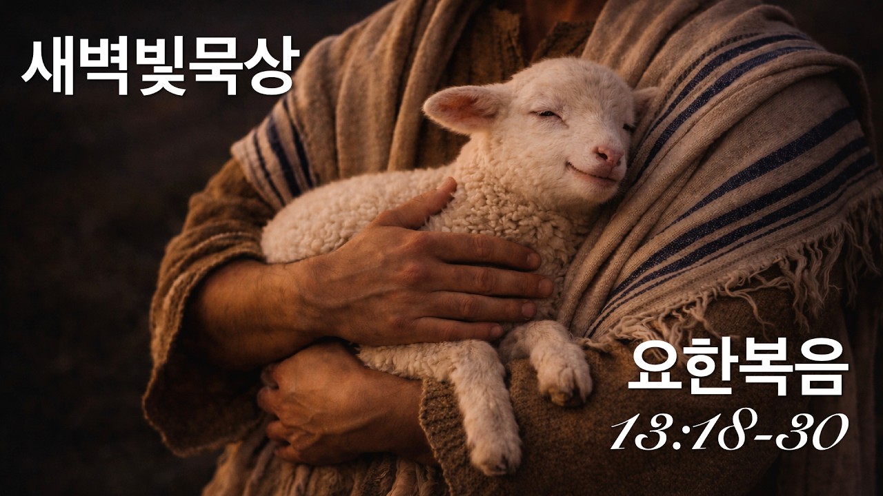 새벽빛묵상 2026년 3월 17일 요한복음 13:18-30