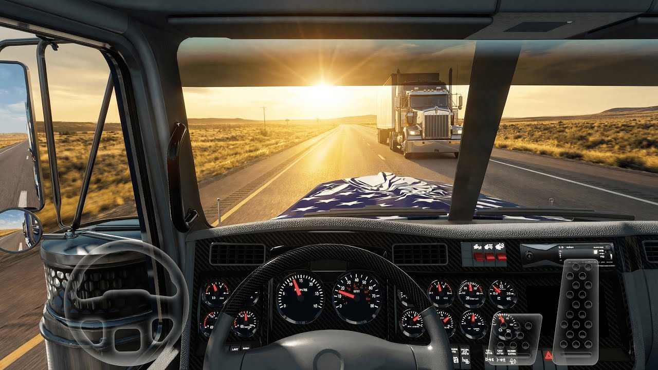 Truck Simulator PRO USA: EVO от Ovilex Software! Ультраграфика. Геймплей на Android и iOS.