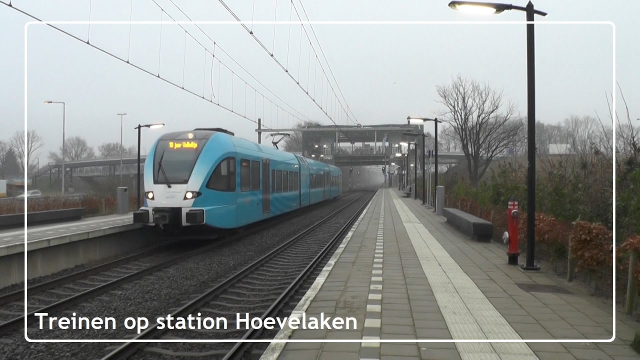 Treinen op station Hoevelaken // 10 december 2016