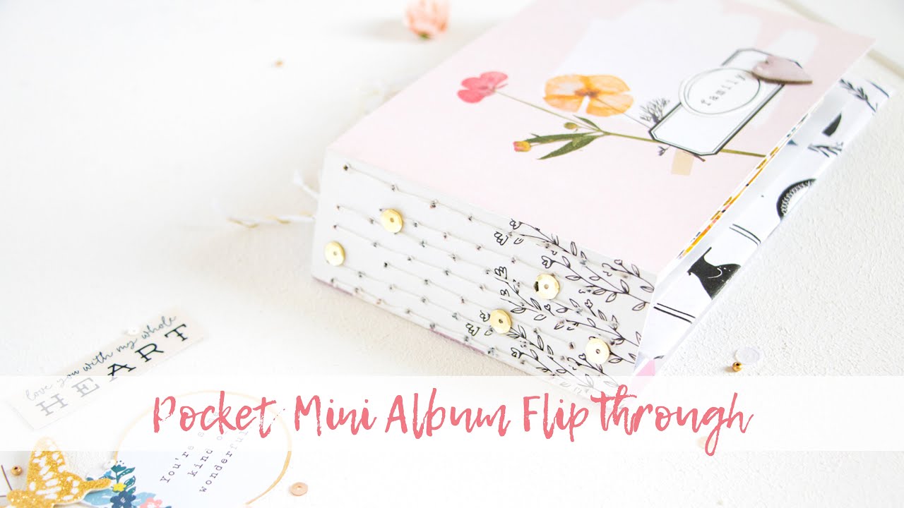 Flipthrough: Pocket Mini Album with Maggie Holmes/Crate Paper 