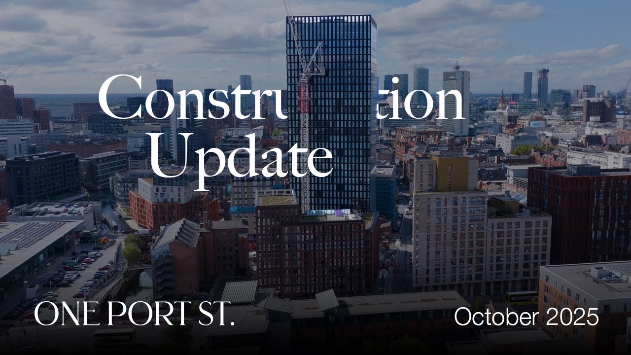 One Port Street construction drone footage - October 2025