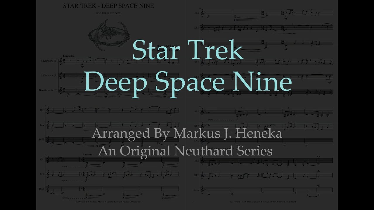 Star Trek "Deep Space Nine" (Clarinet Trio Score) 