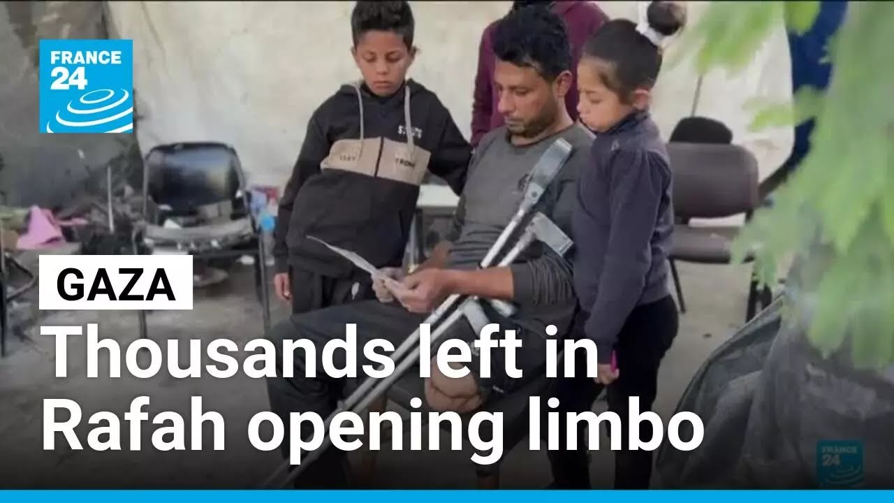 For thousands in Gaza, Rafah crossing reopens only partially • FRANCE 24 English