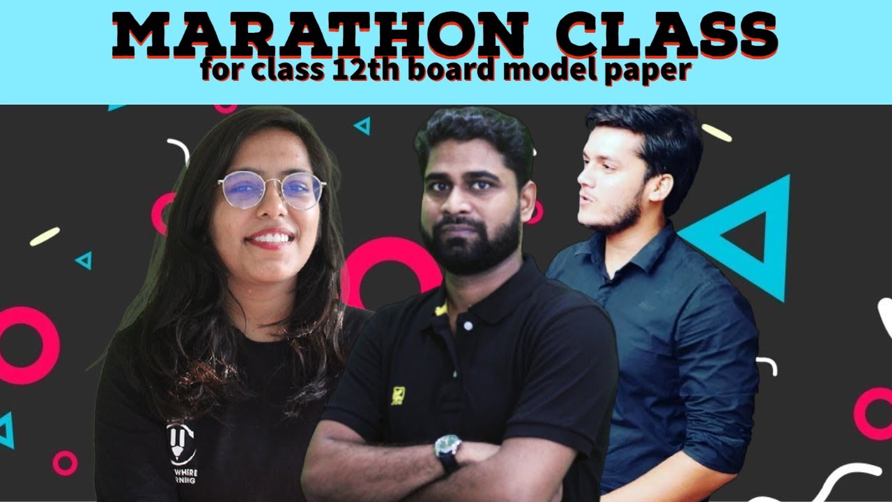 Marathon Revision MCQ | Class 12 | Physics | Chemistry | Maths | Biology | Anywhere learning |