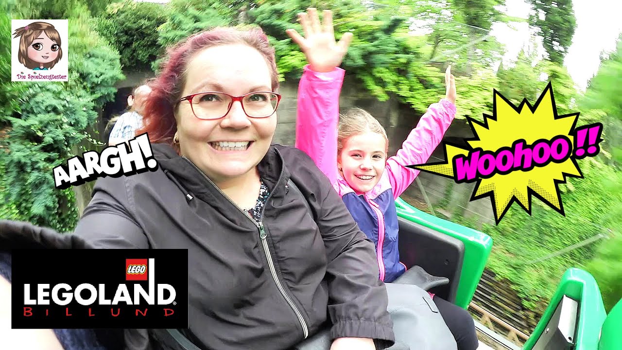 LEGOLAND Billund Dänemark 🎢 Achterbahn und Rafting im Halloween Grusel Park 🎃 Craze Galupy Unicorns