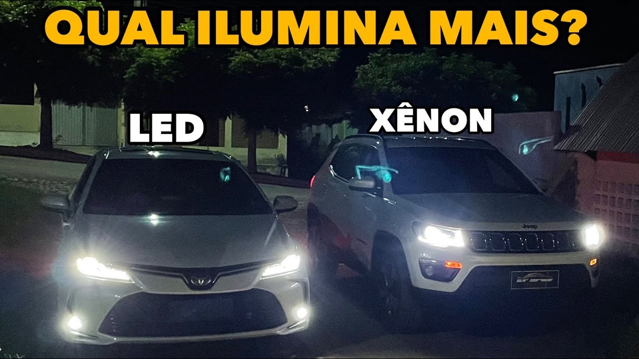 LED vs XÊNON - QUAL ILUMINA MAIS?