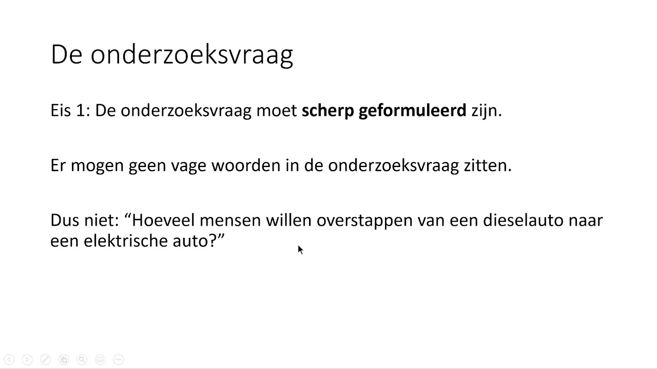 De onderzoeksvraag (HAVO wiskunde A & VWO wiskunde A/C)