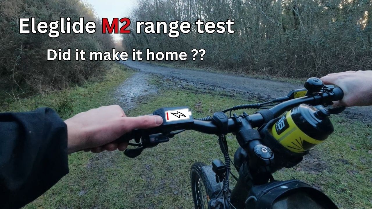 Eleglide M2 battery range test.